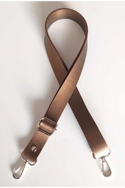 angel çanta aksesuar Mâner reglabil pentru geantă din piele artificială cu un singur strat 120x2,4 cm culoare cupru