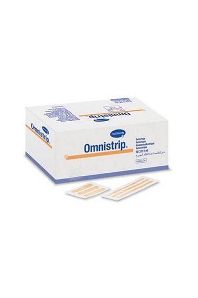 Hartmann شريط خياطة معقم من Omnistrip مقاس 6 × 101 مم 10 عبوات 50 قطعة