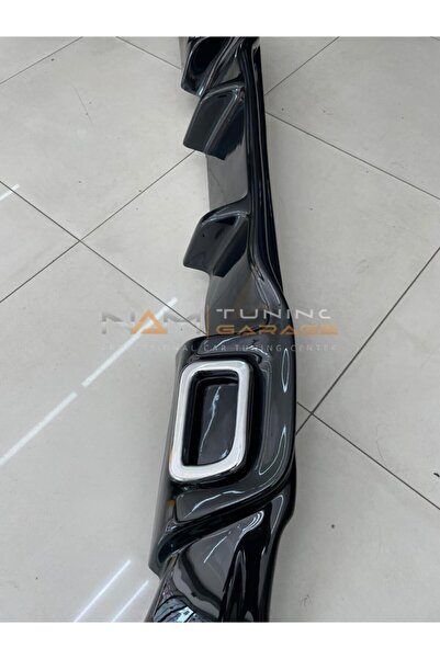 NamTuning Clio 4 Rs Dfizüör Plastik Piano Black Egzoz Ucu