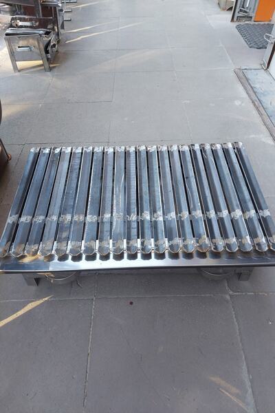 VAV Mühendislik 10-15 Kişilik El Yapımı Mangal – 70x42 cm | Paslanmaz Gövde, ...