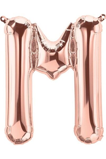 SYC PARTY Letter M Letter Foil Balloon Rose Color 40 Inc 100 cm