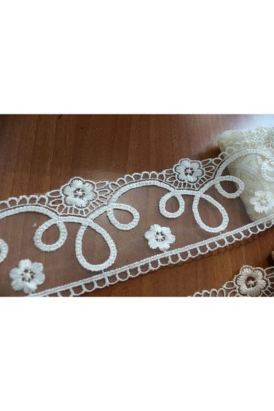 SHERLOCK HOME Guipure Lace Cream 12f0013