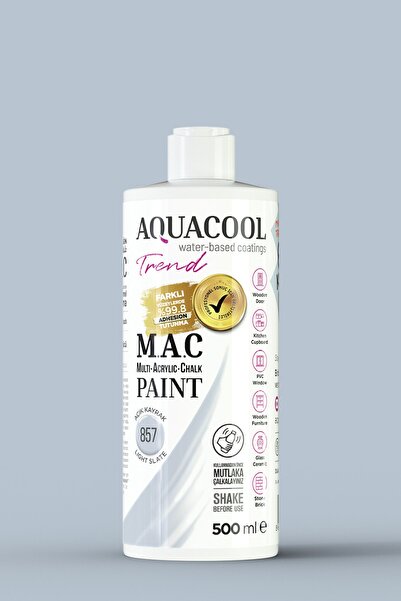 Aquacool Trend M.a.c Su Bazlı Akrilik Hobi Boyası 857 Açık Kayrak 500ml