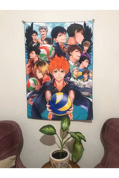 owl bag Tapiserie de perete cu model Anime Haikyu