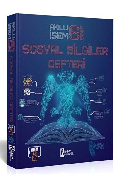 İsem Kitap Isem 6. Sınıf Sosyal Bilgiler Akıllı Isem Defteri