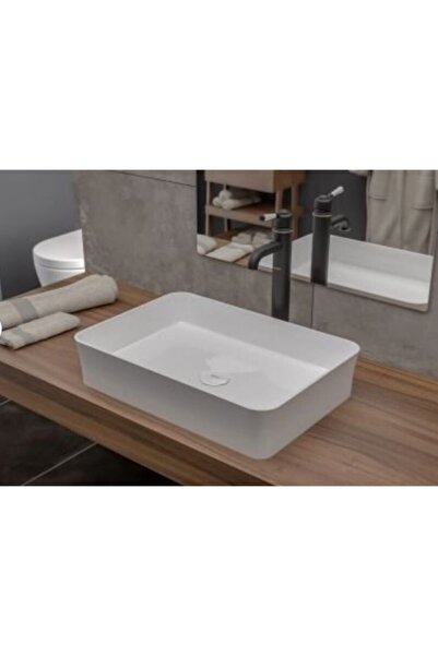 Bocchi Slim Line Dikdörtgen Lavabo 55x38 Cm Parlak Siyah 1476-005-0125