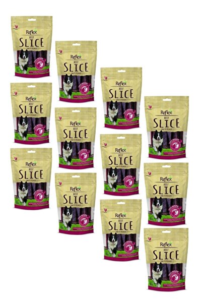 Reflex Kurutulmuş Beef Slice Sticks Biftekli Çubuk Köpek Ödülü 80 Gr (12 Adet)