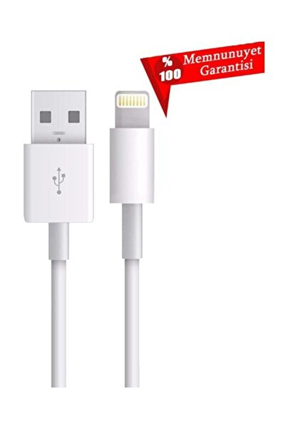 Genel Markalar iPhone Uyumlu Şarj Data Kablosu Lightning (1 Metre) Orjinal Go...