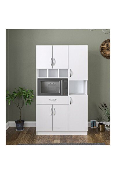 Gökberk Modüler Mobilya Sistemleri Gökberk Gb-7200 Fırın Bölmeli 6 Kapaklı Çok Amaçlı Dolap