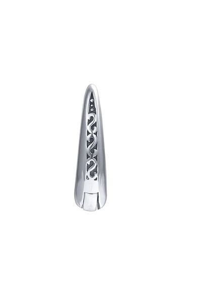 northstarshop Antique Design Long Hoop 316l Steel Men's Earring (single)