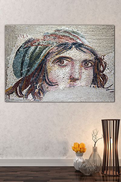 Morfil Sanat Atölyesi Ζιγκένια Κορίτσι Ζεύγμα Πίνακας Καμβά (8 διαφορετικά μεγέθη)