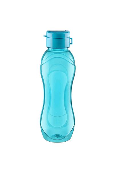 Tuffex Transparent Colored Sports Water Bottle 750 ml Turquoise Blue