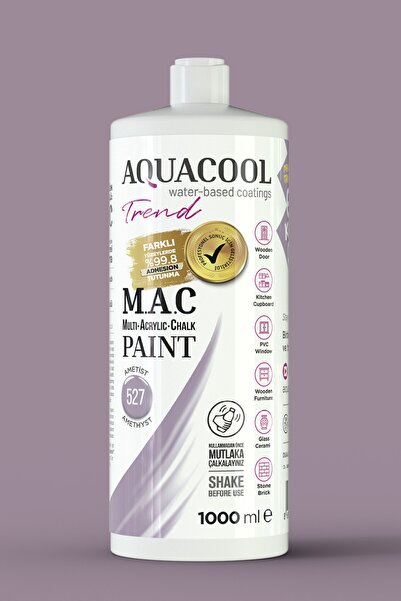 Aquacool Trend Su Bazlı Akrilik Boya 527 Ametist 1000 ml
