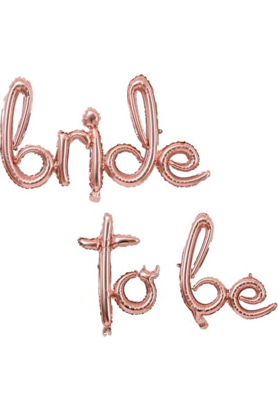 Happyland El Yazısı Bride To Be Rose Gold Folyo Balon 1 Adet
