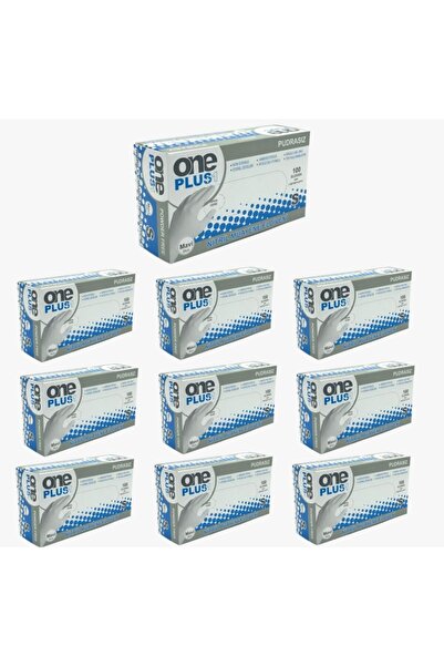 Oneplus قفازات نيتريل زرقاء مقاس S 10 عبوة من 100