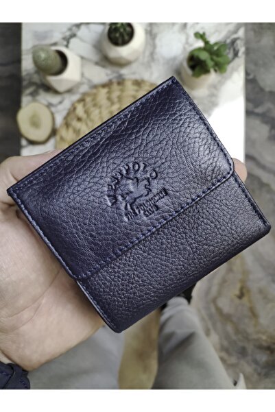 Westpolo Hakiki Deri Unisex Bozuk Para Bölmeli Cüzdan Kartlık