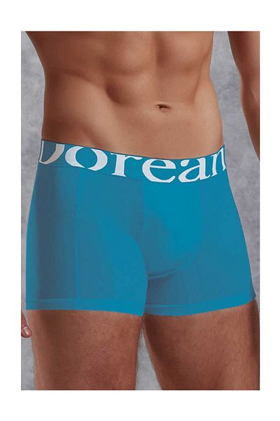 Doreanse Ανδρικά Τυρκουάζ Modal Boxers με τσάντα κανονικού ποδιού