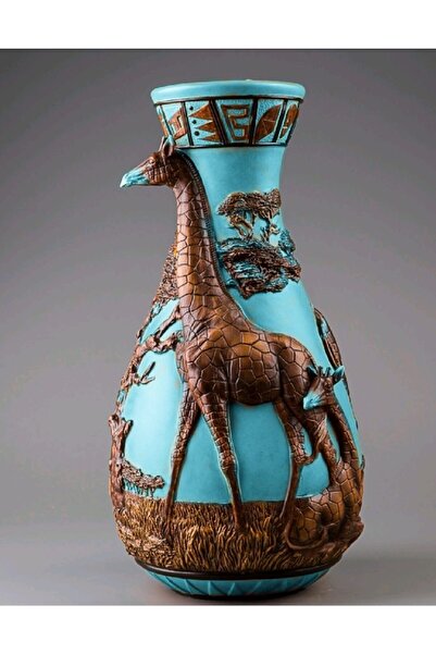 saksı deposu Zürafalı Vazo Heykel