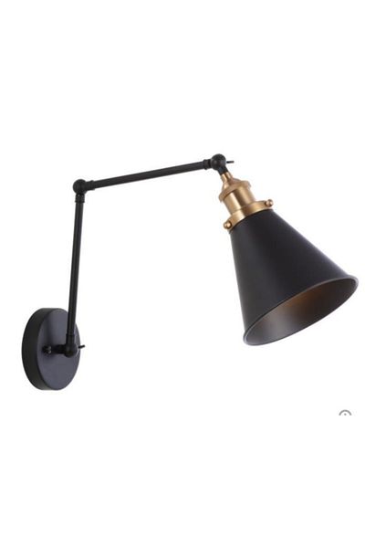 demet habek mylights Three Joint Movable Funnel Sconce Akrpbat Sconce Reading Lamp Width 18 Cm