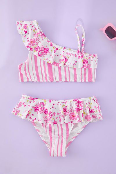 TRENDYOLKIDS Rosa Mädchen-Bikini-Set TKDSS25BT00001
