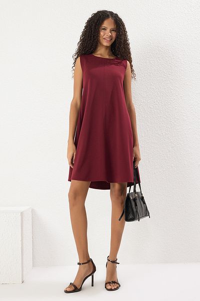 Trendyol Collection Rochie tricotată mini cu mânecă zero, cu decolteu în formă de A/cu clopoțel deschis TWOSS25EL00695
