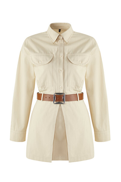 Trendyol Collection TWOSS25TU00025 Μοντέλο πέτρινη φόρμα