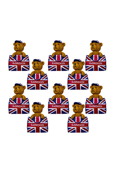 Vera Buzdolabı Magneti - 10 Adet Ingiltere Magneti