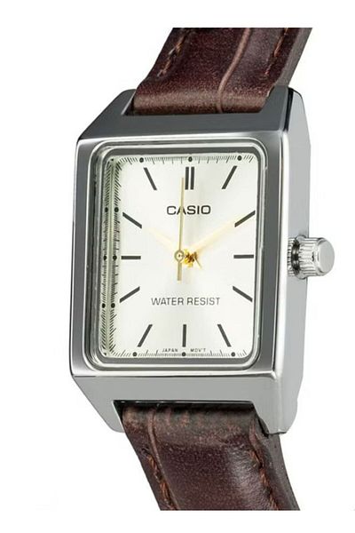 Casio LTP-V007L-9EUDF Women's Analog Watch with Leather Strap - 22 mm - Brown