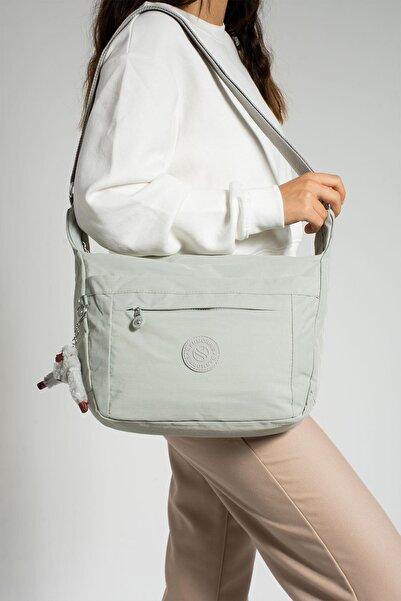 modvina Оригінальна тканина Krinkıl Імпортна відкрита сіра водостійка жіноча сумка через плече 3009