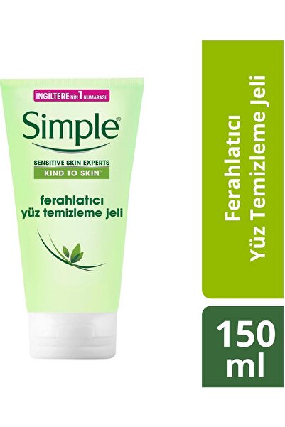Simple Kind To Skin Ferahlatıcı Yüz Temizleme Jeli B5 E Vitamini Pürüzsüz Ve Sağlıklı Cilt 150 ml