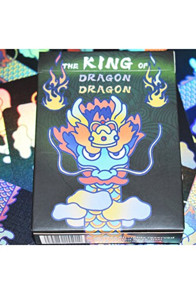 OyuncaklarÜlkesi بطاقات اللعب المميزة King of Dragon Holographic Premium إصدا...