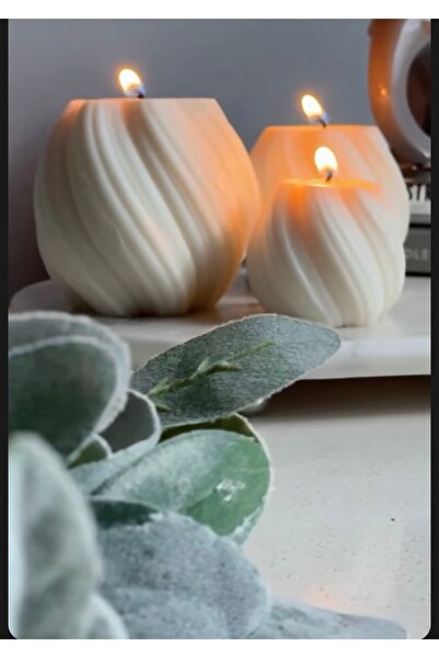 mislinapearls 3lü burgulu kokulu mum pinterest model