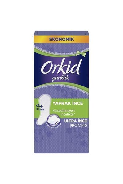Orkid Günlük Ped Yaprak Ince 40 Lı Parfümsüz