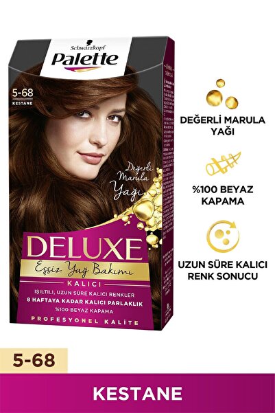 Palette Deluxe Saç Boyası 5-68 Kestane