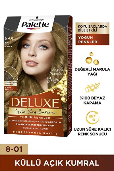 Palette Saç Boyası - Deluxe 8-01 Yoğun Bakır 50 ml