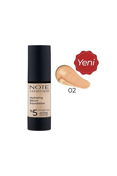 NOTE Hydrating Serum Foundation No 02 Delist