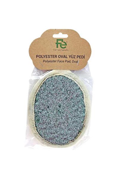 Fe Spa Sisal Bath Loofah Polyester Oval Face Pad Fu019
