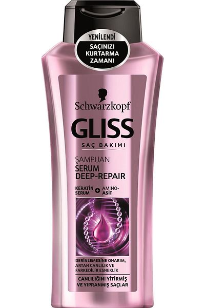 Gliss Deep Repair Serum - Repair Shampoo 500 ml, Protein Complex and Indian Fig