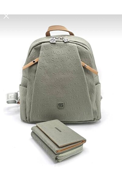 Just Polo حقيبة ظهر نسائية متوسطة الحجم من Siyan مكونة من 9 أقسام JustPolo t