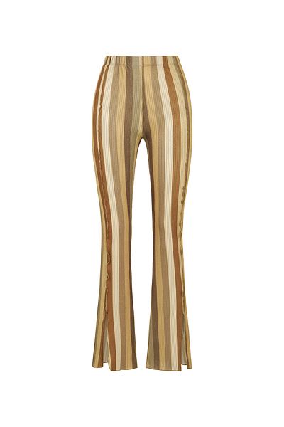 TIME MUSE Gold Glitter Muse Pants