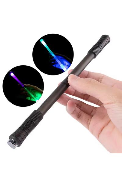 LightDance Lightdancing 7 Color Led Light up Spinning Pen - Fun and Educational Spinner Pen for Kids