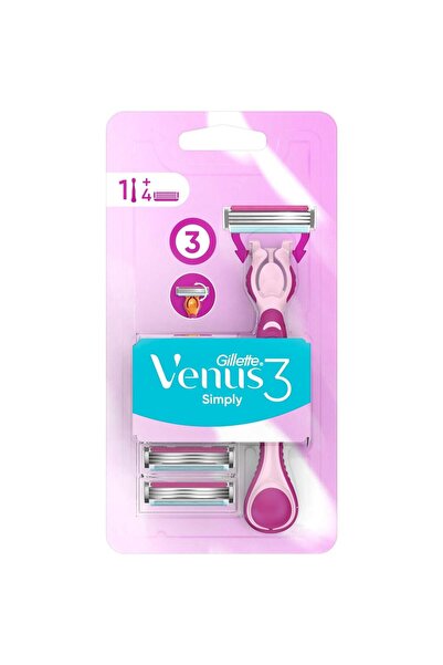 Gillette Gillette Simply Venus Women's Razor 3+1 (7702018366262)