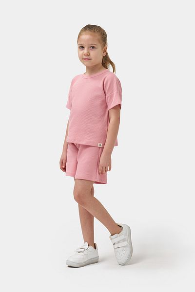 Minipodyum Unisex Two-Piece Suit with Oversize Low Sleeve Shorts