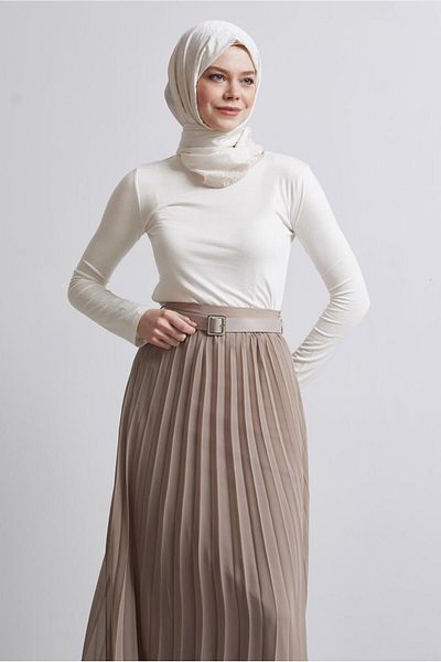 TRENDTESETTÜR White Long Sleeve Women's Body t 4774