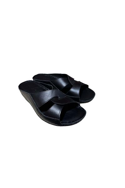 Kristal Kr.05 Model Genuine Leather Women's Slippers