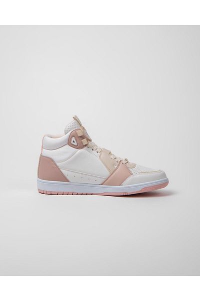 Kappa Αυθεντικό Linat 1 Unisex Λευκό - Ροζ Sneaker