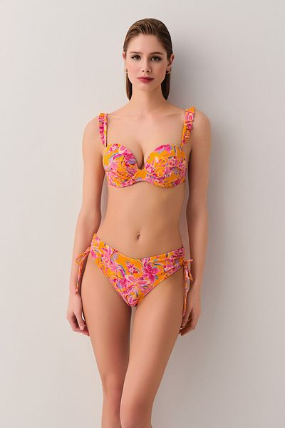 SUWEN Top de bikini fără bretele Jungle