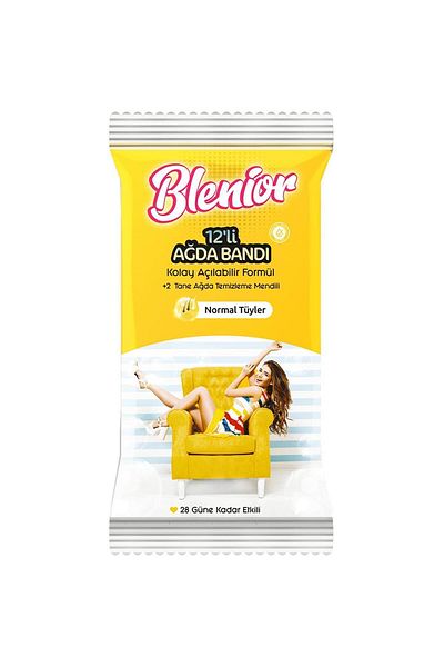 Blenior 12 Li Waxing Tape - Delist Normal Hairs
