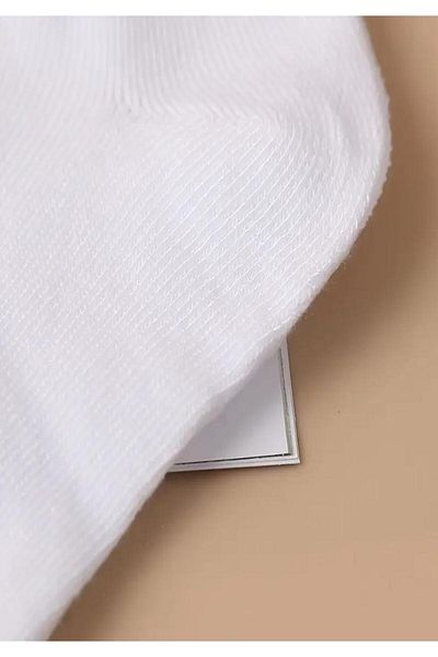 Ozzy Socks 12 чифта безшевни дамски бели бамбукови невидими (маратонки) чорапи за маратонки