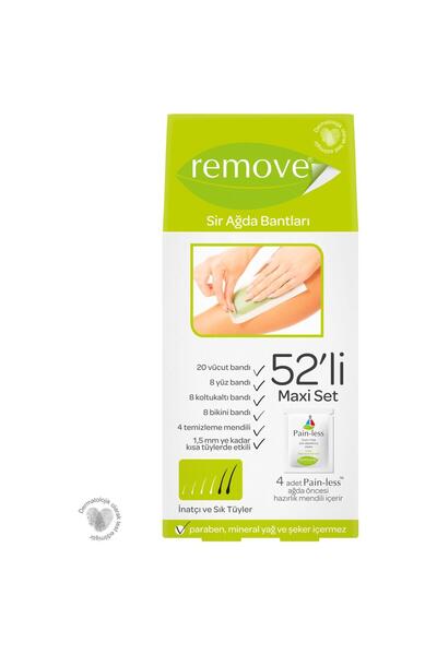 remove Sir Ağda Bantları 52 Li Set Inatçı Ve Sık Tüyler